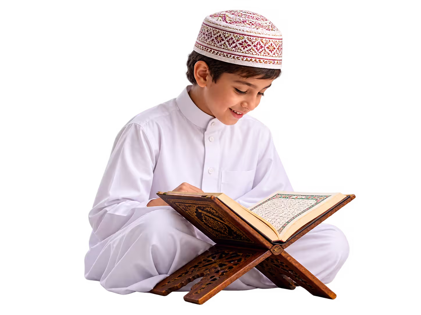 طالب أكاديمية غيث لتعليم وتحفيظ القرآن الكريم